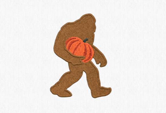 Bigfoot with Pumpkin: A Cozy Embroidery Review