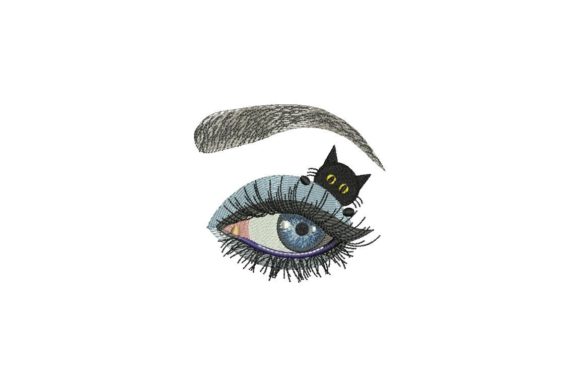 Eye with Black Cat: A Spooky-Chic Holiday Embroidery Review