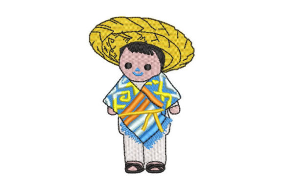 Mexican Child Doll: A Vibrant Embroidery Review