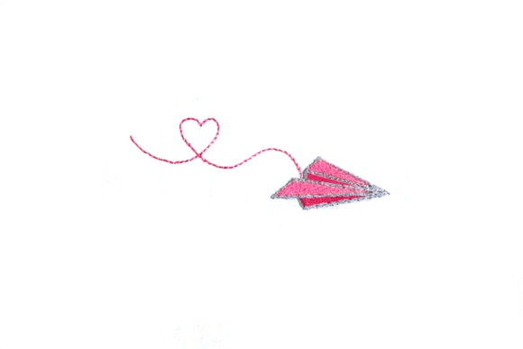 Paper Airplane with Heart Trail: A Designer's Review