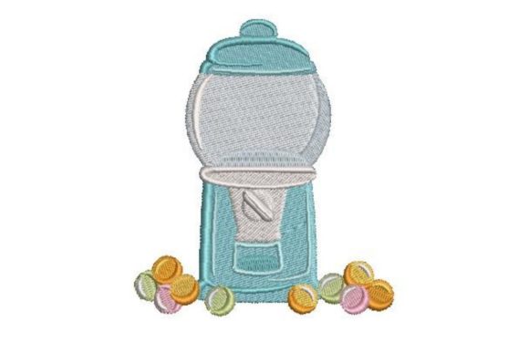 Review: Empty Gumball Machine Embroidery Design