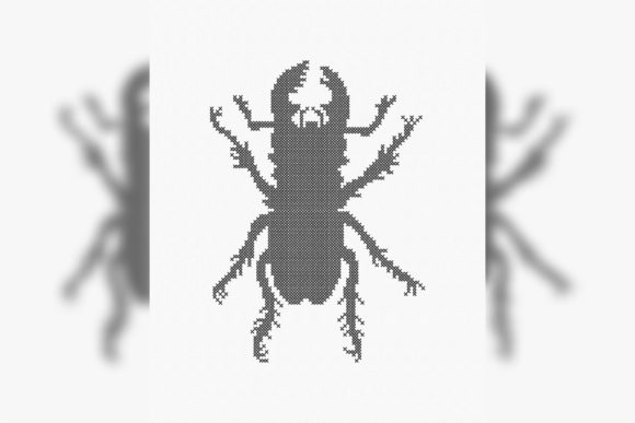 Reviewing Beatle Silhouette Cross Stitch for Apparel