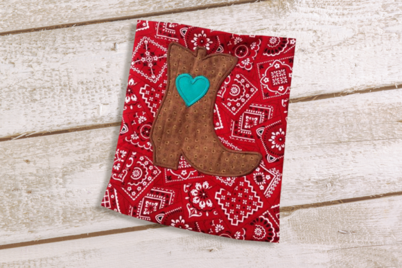 Western Boot with Heart Applique: A Holiday Review